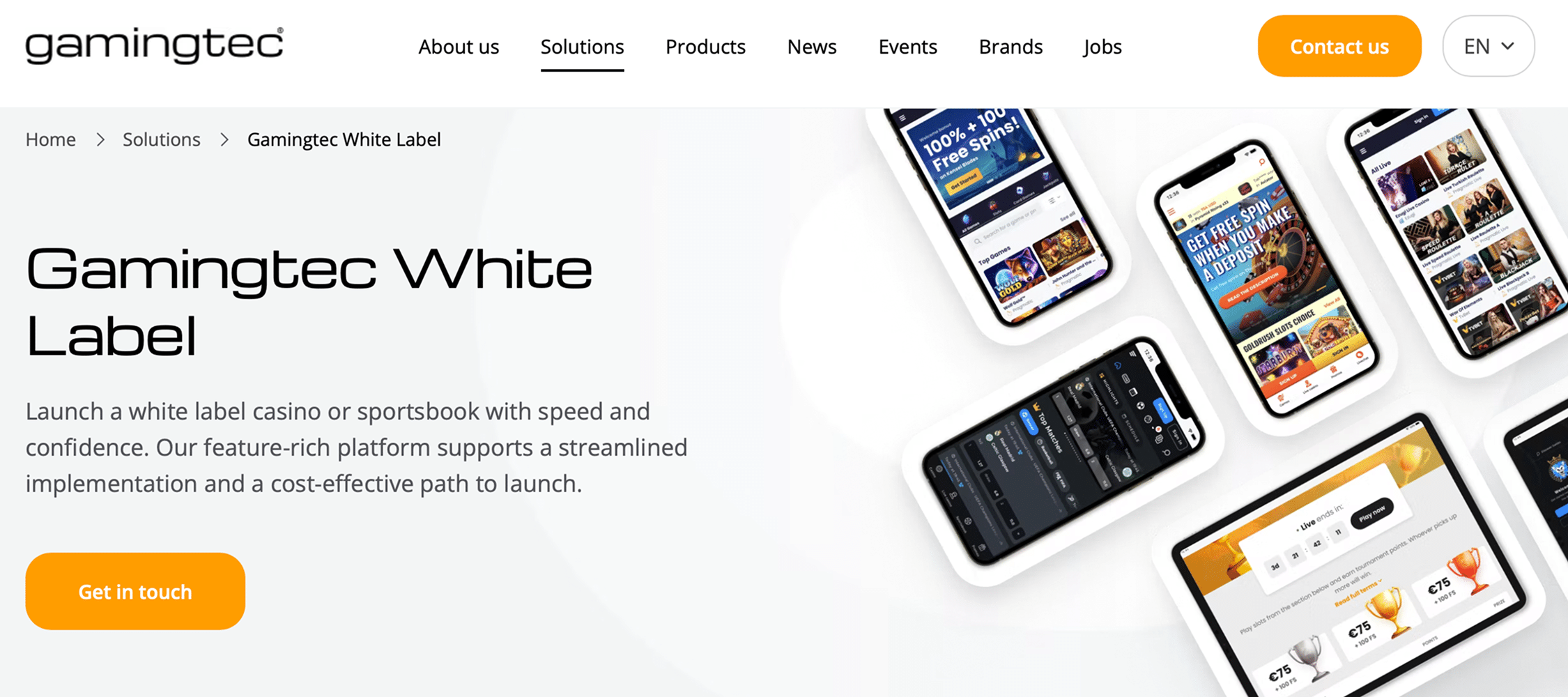 gamingtec white label casino software