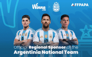 Winna.com Named Regional Sponsor of Argentina National Team