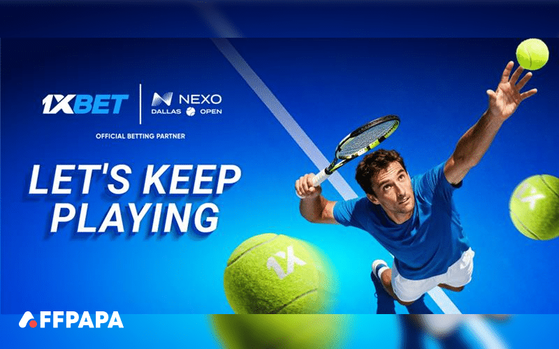 1xBet extends partnership with Dallas Open