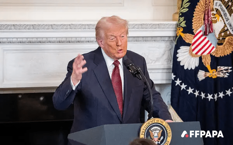 White House teleprompter accused in $100K Trump speech betting
