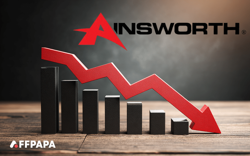 Ainsworth posts 23% revenue decline in H1 2026