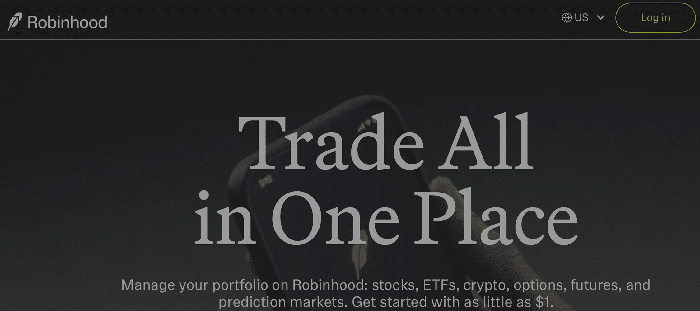 robinhood prediction market app