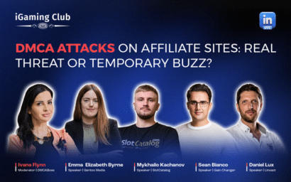 iGaming Club Debuts Live LinkedIn Webinar on DMCA Attacks - Latest News