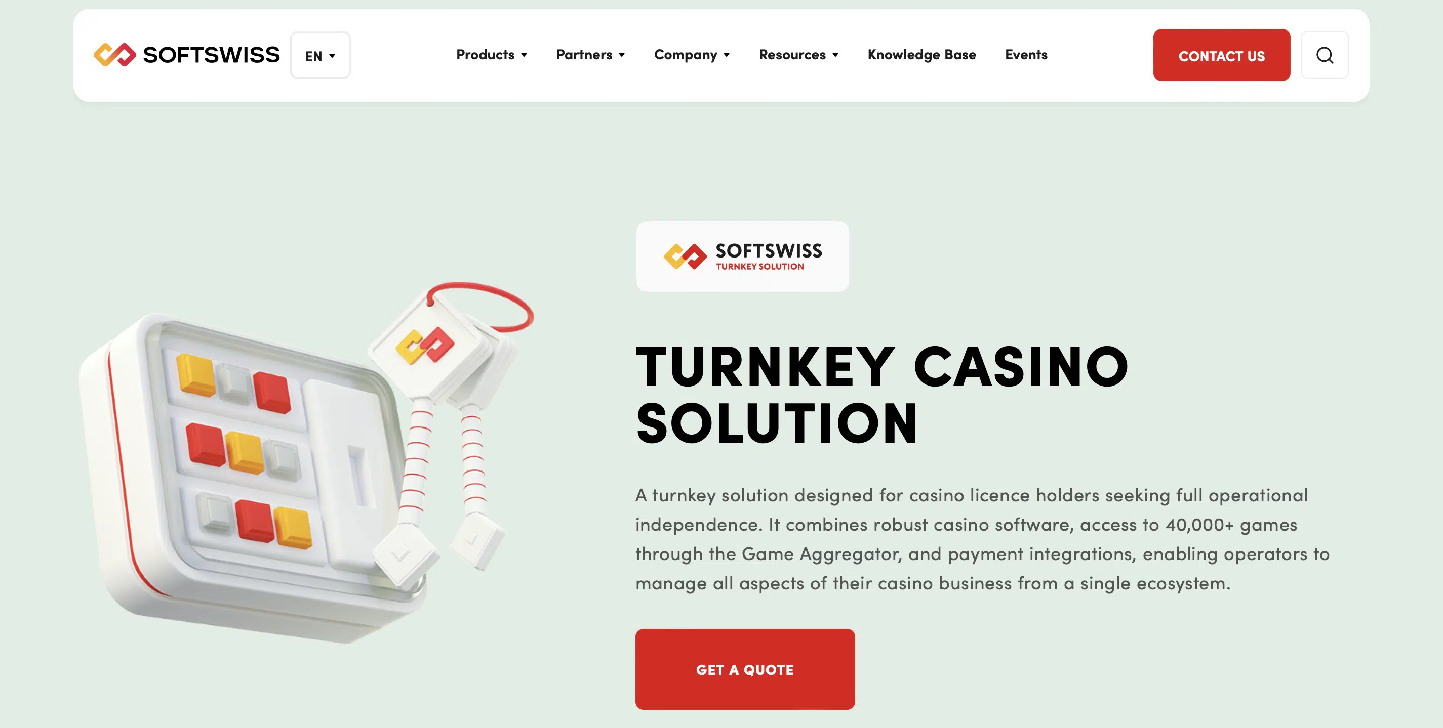 softswiss turnkey casion solution