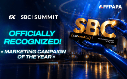 1xBet wins Marketing Campaign of the Year at SBC Awards